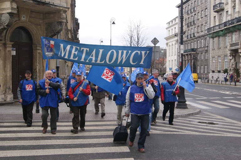 na ulicach Warszawy 